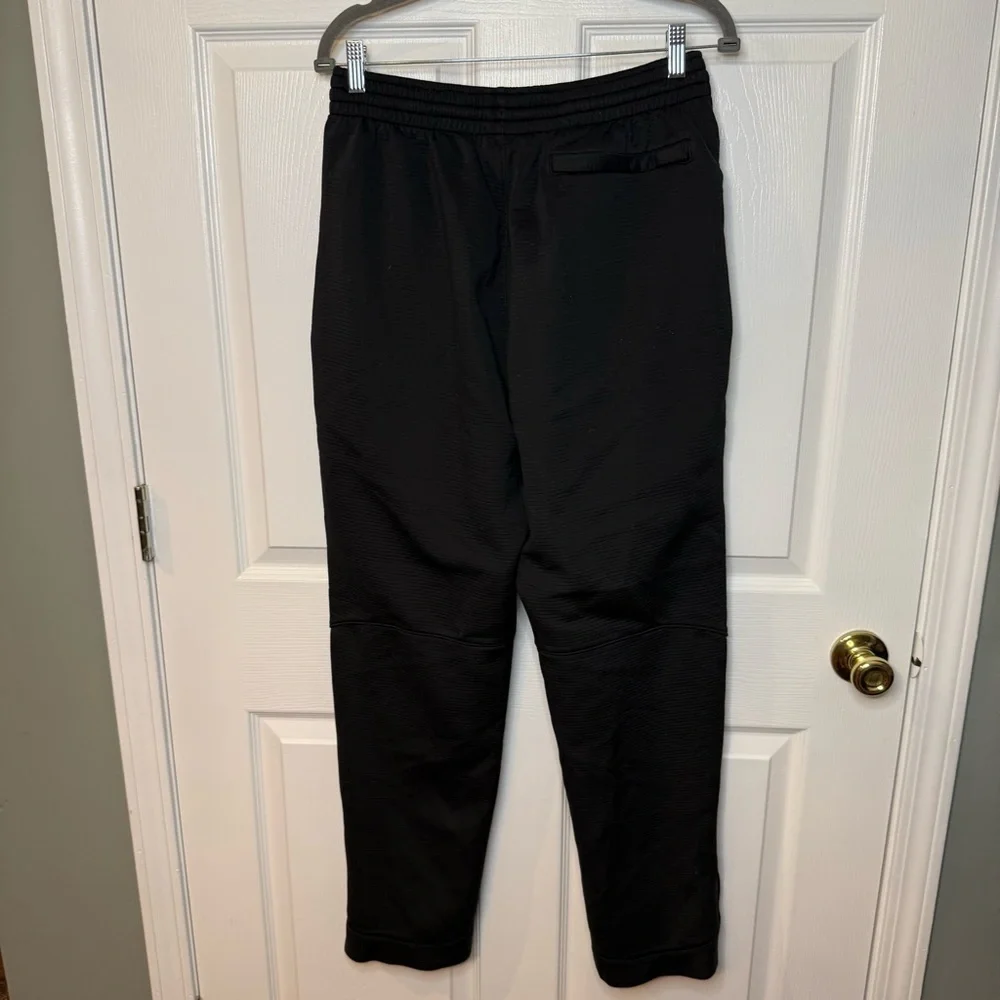 Jordan Men's Black Sweatpants Joggers with Ribbed Texture Size Large GUC